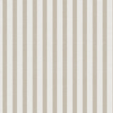 Aria Beige/offwhite - Voksduk med striper i hørlook