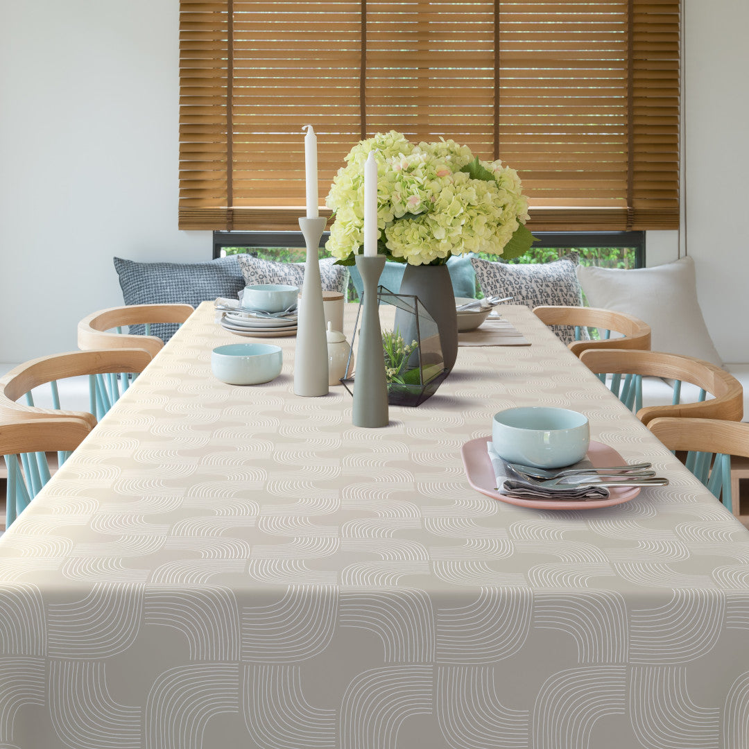 Asami Stone – Ekstra kraftig voksduk med mykt grafisk uttrykk, miljø