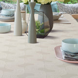 Asami Stone – Ekstra kraftig voksduk med mykt grafisk uttrykk, nærbilde