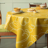 Beat It Tuscany – Captain Cook voksduk med grafisk strekdesign, hjørne