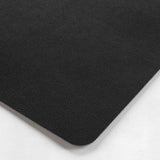 Bergame Sort – Spisebrikke i imitert skinn 30 x 43 cm, vendbar, nærbilde