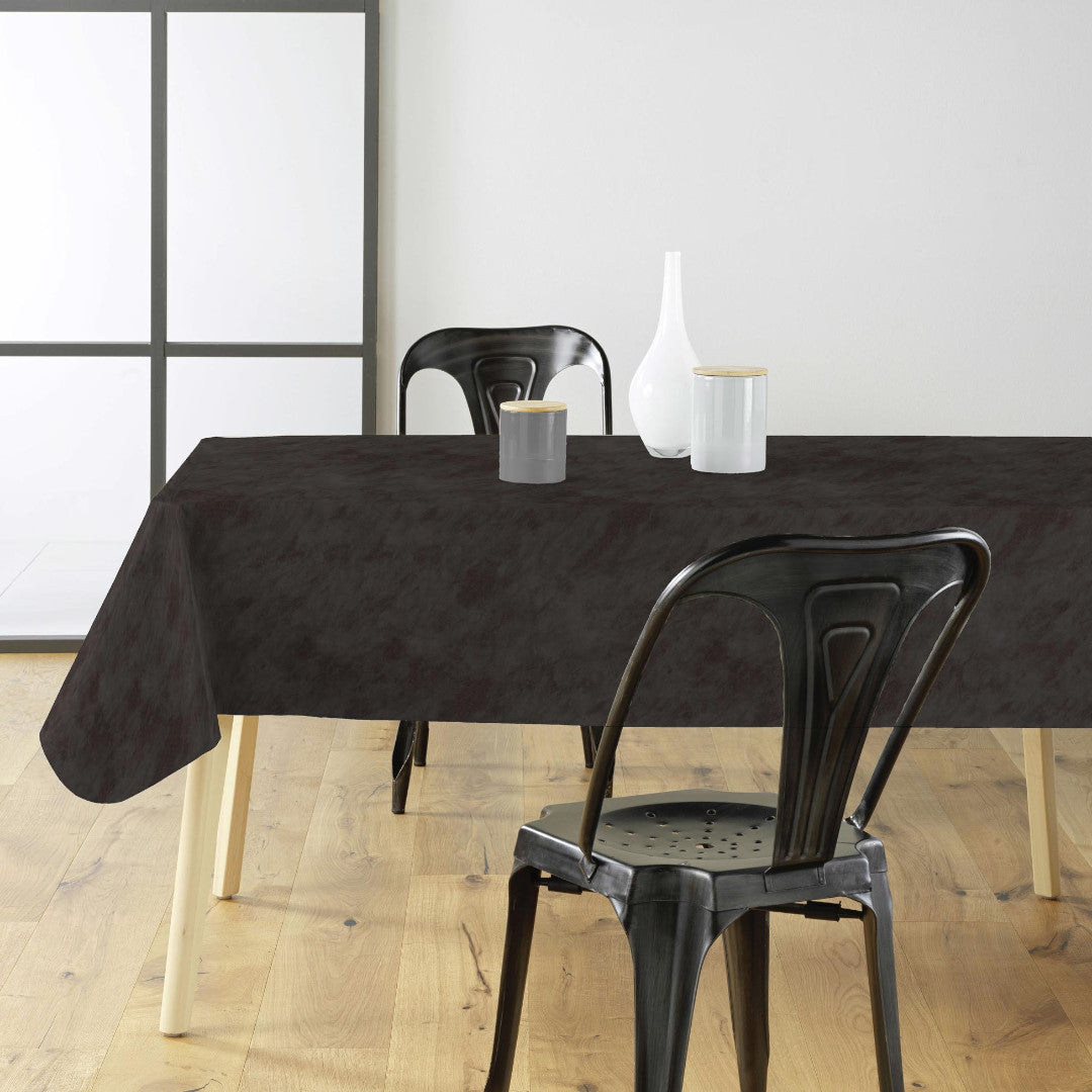 Beton Cire Black – Glatt voksduk i svart og grått, miljø