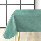 Beton Cire Ocean – Glatt voksduk i grønn-blå nyanse, hjørne