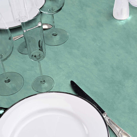 Beton Cire Ocean – Glatt voksduk i grønn-blå nyanse, nærbilde