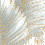 Betty Golden Palm – Elegant voksduk med gyldne palmeblader