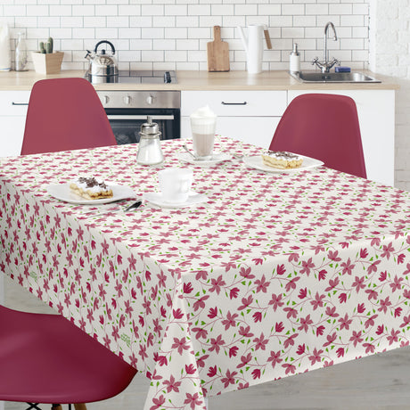 Bloom Bloom Cupcake - 160 cm bred voksduk med blomster, miljø