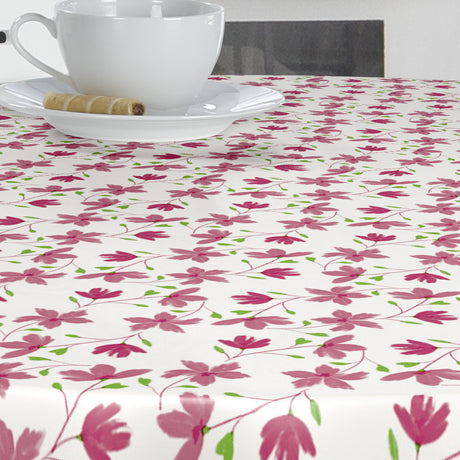 Bloom Bloom Cupcake - 160 cm bred voksduk med blomster, nærbilde