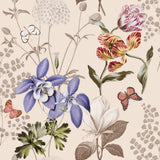 Botanica Blush – Voksduk med blomster og sommerfugler