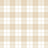 Brent Beige – Klassisk rutet voksduk i lyse nyanser, mønster