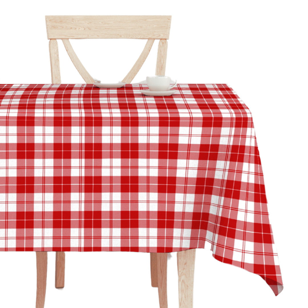 Brent Rød voksduk – Klassisk hygge med landlig sjarm