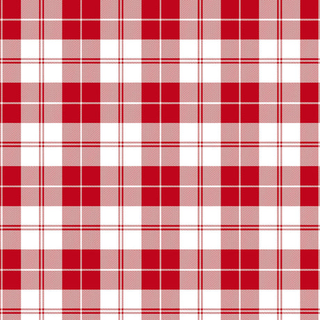 Brent Rød voksduk – Klassisk hygge med landlig sjarm, mønster