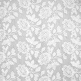 Camellia Lace – Hvit blonde bordløper 50 cm (metervare), motiv