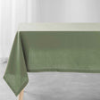 Charline Kaki – Ensfarget bomullsduk 140 x 240 cm