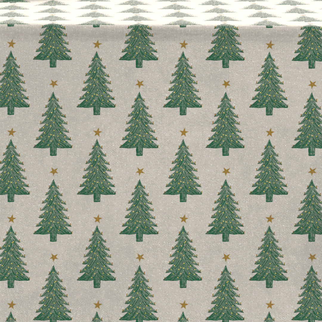 Christmas Trees – Södahl akrylduk i 100 % bomull med antiskli mønster
