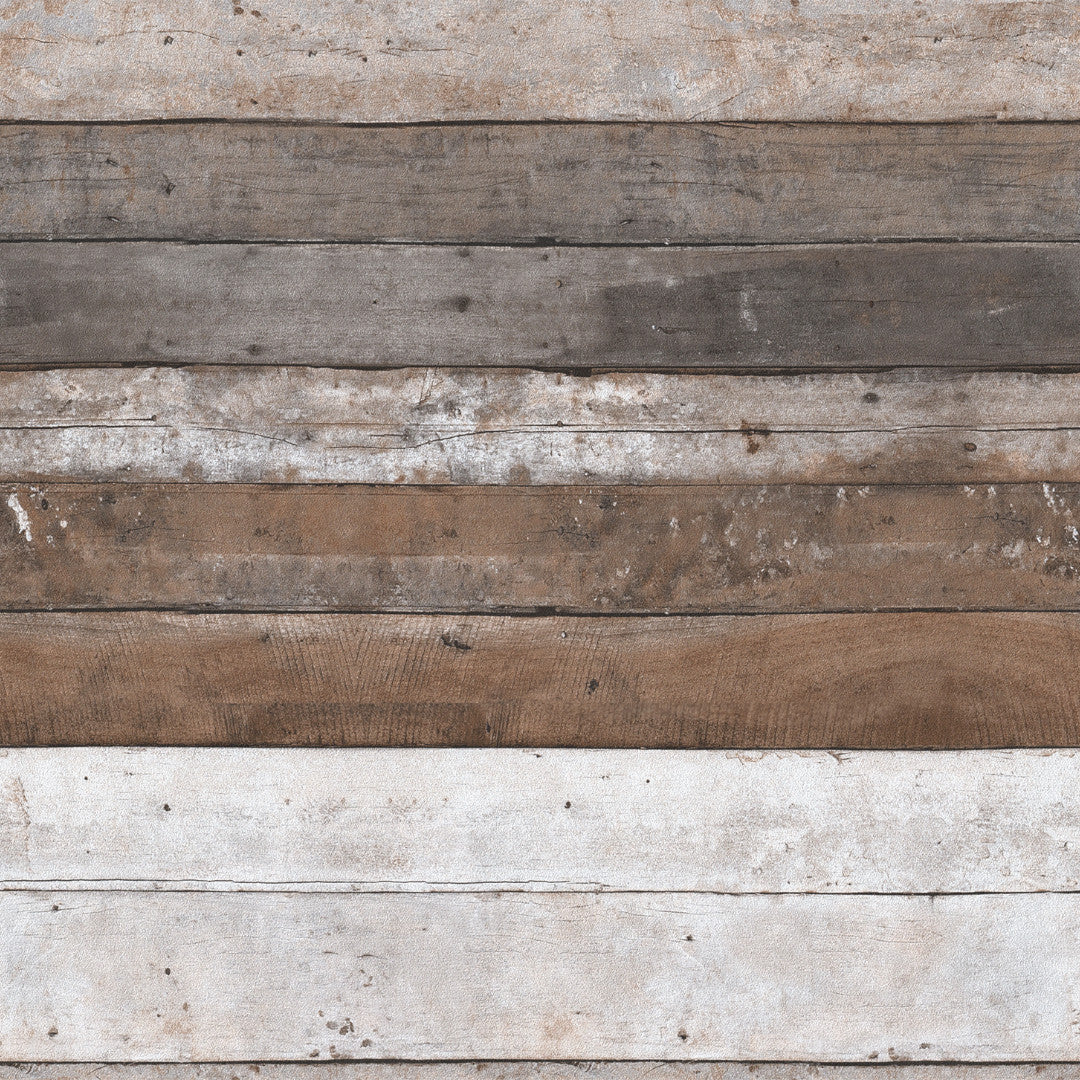 Cipres – Akrylduk med trelook i varme og kjølige nyanser mønster