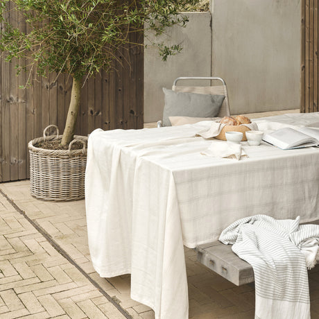 Compliments Linduk Brise, Grå/Grønn – 150 x 290 cm, miljøbilde