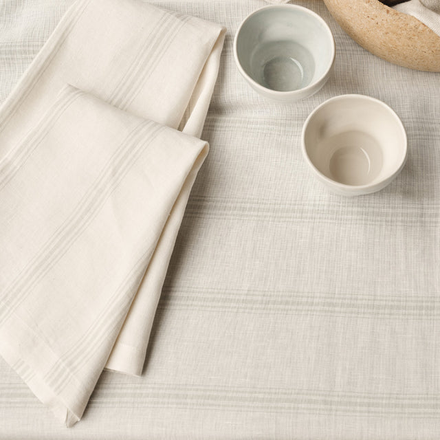 Compliments Linduk Brise, Sand – 150 x 290 cm, nærbilde