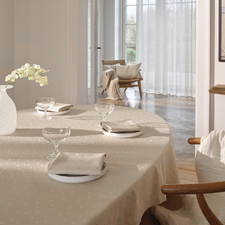 Compliments Damaskduk Confetti, Moon - 150 x 250 cm, miljø