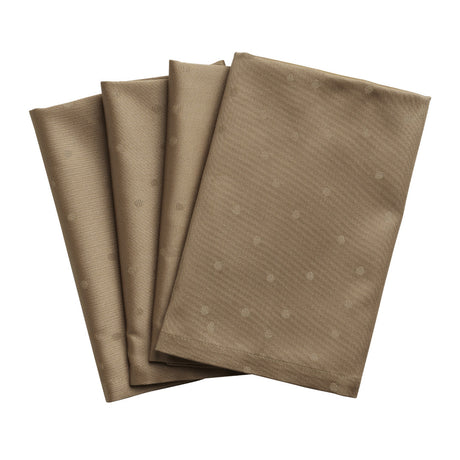 Compliments Tøyservietter Confetti, Walnut – 45 x 45 cm (4-pakning)