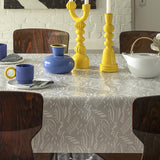 Dakarai Linen – Lola voksduk med eksotisk uttrykk, borddekking