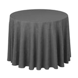 Engholm Tilde Rund Damaskduk, grå Ø 250 cm