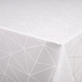 Engholm Tilde Rund Damaskduk, hvit Ø 180 cm