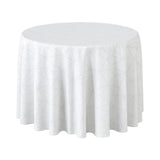 Engholm Tilde Rund Damaskduk, hvit Ø 250 cm
