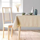 Essentiel Naturel – Ensfarget rektangulær duk 140 x 250 cm, miljøbilde