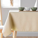 Essentiel Naturel – ensfarget rektangulær duk 140 x 300 cm, nærbilde