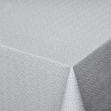 Estes Bølgeblad Lys Grå – Akrylduk med antiskli, 160 cm bred, hjørne