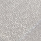 Estes Bølgeblad Sand – Akrylduk med antiskli, 180 cm bred, mønster