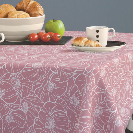Floret Rose – Ekstra kraftig voksduk med tekstillook, hjørne