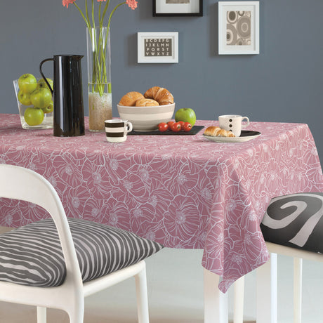 Floret Rose – Ekstra kraftig voksduk med tekstillook, miljø