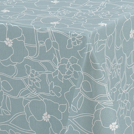Flower Jam North – Captain Cook voksduk med diskret blomsterprint, hjørne