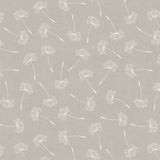 Frøvik Beige – Rund voksduk med kantbånd Ø 180 cm, mønster