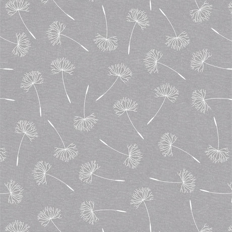 Frøvik Grå – Rund voksduk med kantbånd Ø 180 cm, mønster