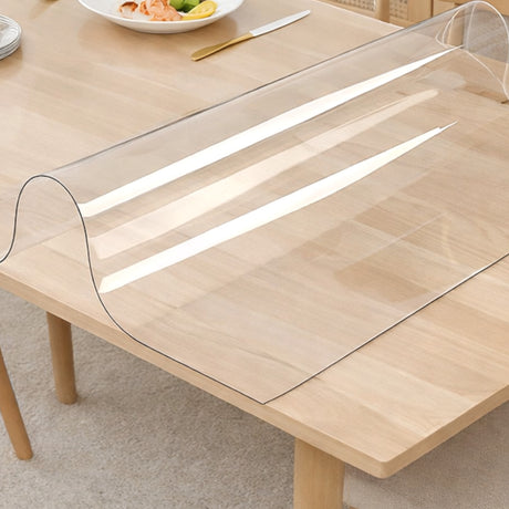 Gjennomsiktig voksduk i klar plast – 1,0 mm / 100 cm, nærbilde