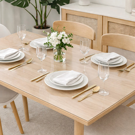 Gjennomsiktig voksduk i klar plast – 1,0 mm / 100 cm, stue