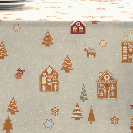 Gingerbread juleduk – Södahl akrylduk i 100 % bomull med antiskli mønster