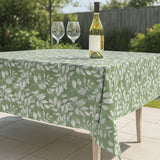 Giordano Salvieblad – Akrylduk med grønne nyanser og bladmotiv, miljø