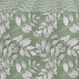 Giordano Salvieblad – Akrylduk med grønne nyanser og bladmotiv, mønster