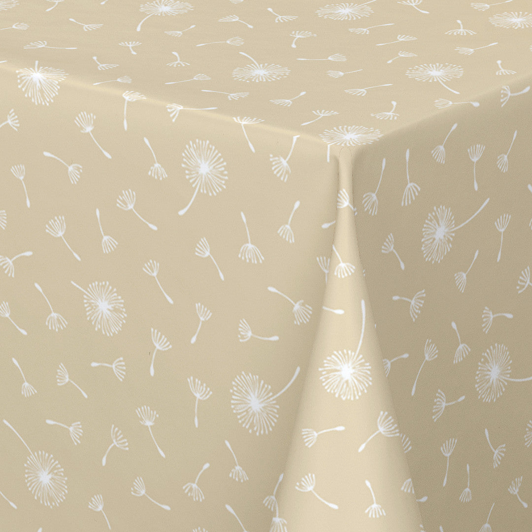 Let it go Wheat – Captain Cook voksduk med grafisk naturprint, hjørne
