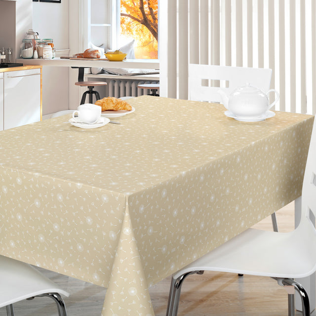 Let it go Wheat – Captain Cook voksduk med grafisk naturprint, kjøkkenmiljø