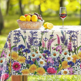 Grøftekant – Voksduk med ville blomster, hage