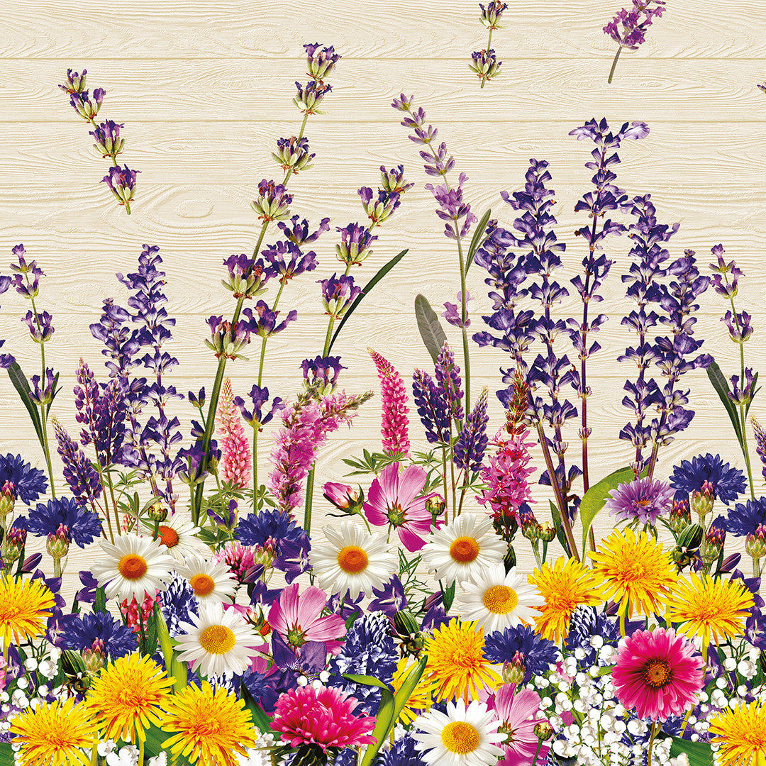 Grøftekant – Voksduk med ville blomster