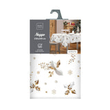 Guido Hvit - juleduk med kristtorn, 150 x 240 cm pakning