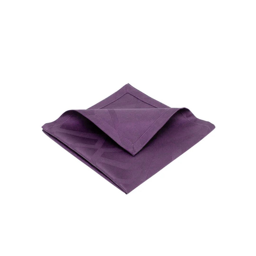 Compliments Serviett Ice, lilla - 45 x 45 cm, bakside