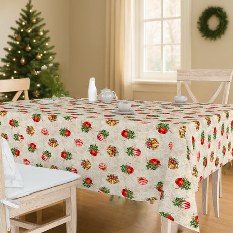 Juleklokke – Juleakrylduk med julekuler, miljø