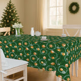 Julekuler & Kranser – Grønn julevoksduk, miljø