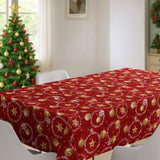 Julekuler & Kranser – Rød julevoksduk, julemiljø